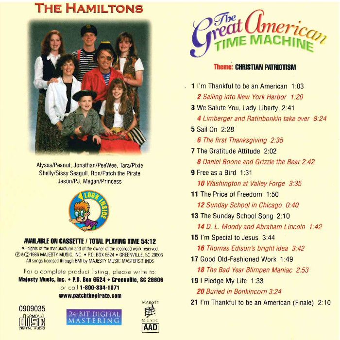 The Great American Time Machine CD