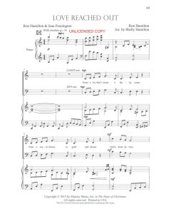 Love Reached Out - Piano/Vocal Choral (PDF download)