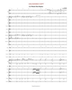 Let Mt. Zion Rejoice Orchestration (PDF download)