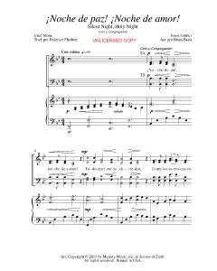 Noche de luz-Noche de amor - Silent Night, Holy Night (PDF download)