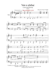 Ven a adorar fanfarra - Come and Worship Fanfare (PDF download)