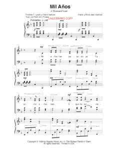 Mil anos - A Thousand Years (PDF download)