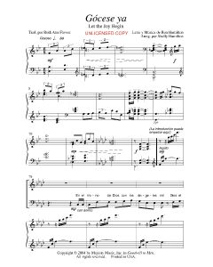 Gocese ya - Let the Joy Begin (PDF download)