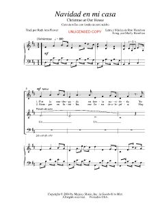 Navidad en mi casa - Christmas At Our House (PDF download)