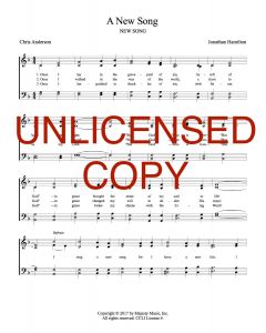 A New Song - Hymn Style (PDF download)