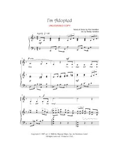 I'm Adopted - Children's Choral (PDF download)