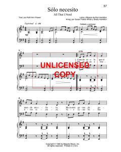 Solo necesito (All That I Need)