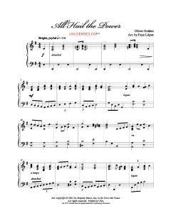 All Hail the Power - Faye Lopez Piano Solo (PDF download)