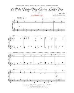 All the Way My Savior Leads Me - Jonathan Reid Piano Solo (PDF download)