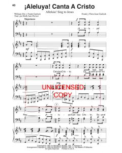 Aleluya! Canot a Cristo (Allelua! Sing to Jesus)  