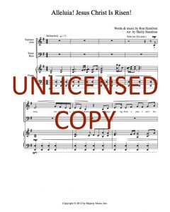 Alleluia! Jesus Christ Is Risen! - Piano/Vocal (PDF download)