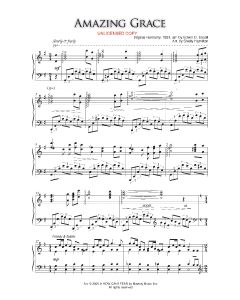 Amazing Grace - Shelly Hamilton Piano Solo (PDF download)