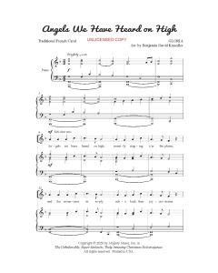 Angels We Have Heard on High - Children's Choral (PDF download)