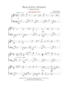 Beautiful Hands - Faye Lopez Piano Solo (PDF download)