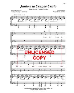 Junto a la cruz de Cristo (Beneath the Cross of Jesus)