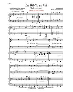 La Biblia es fiel (The Bible Stands)