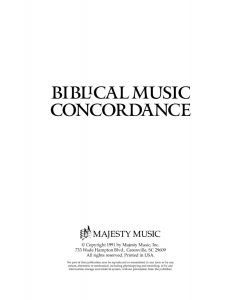 Biblical Music Concordance (PDF download)