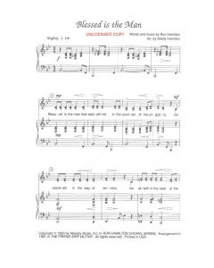 Blessed is the Man - Children's Choral (PDF download)