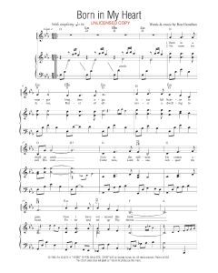 Born in My Heart - Vocal Solo (PDF download)