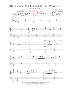 Brethern, We Have Met to Worship - Faye Lopez Piano Solo (PDF download)