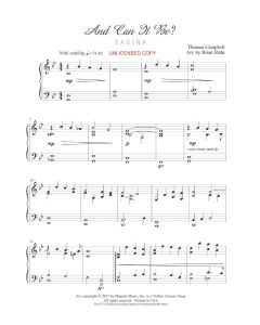 And Can It Be? - Brian Büda Piano Solo (PDF Download)