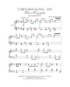 Carol Singalong Joy - Piano/Vocal Choral (PDF download)