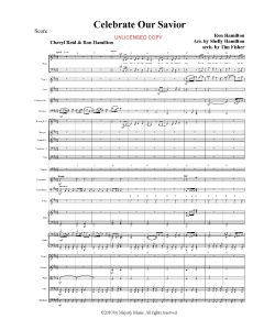 Celebrate Our Savior Single Song Orchestration (PDF download)