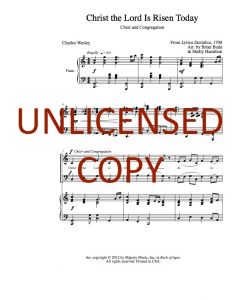 Christ the Lord Is Risen Today Choral w/ Congregation (PDF download)