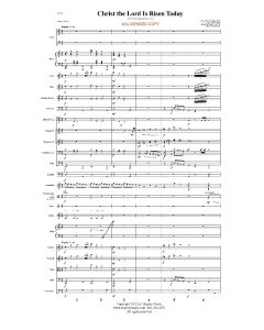 Christ the Lord Is Risen Octavo Orchestration (PDF download)