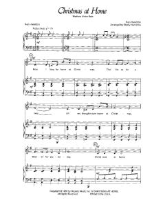 Christmas at Home - Piano/Vocal Solo - (PDF download)