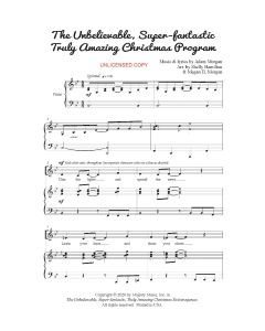 The Unbelievable Christmas Program! - Children's Christmas (PDF download)