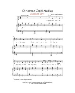 Christmas Carol Medley - Children's Choral (PDF download)