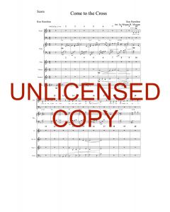 Come to the Cross Orchestration Simply Majesty Version (PDF download)