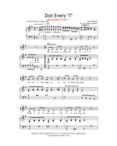 Dot Every "I" - Children's Choral (PDF download)