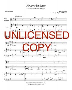 Always the Same Vocal Duet (PDF download)