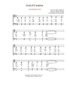 God of Creation - Hymn Style (PDF download)