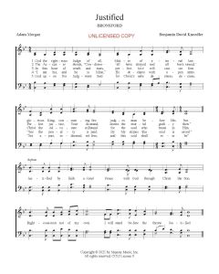 Justified Hymn Style (PDF download)