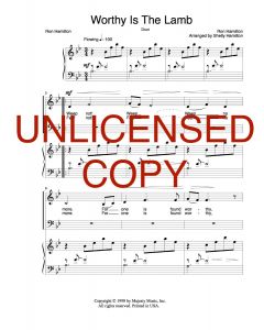Worthy Is the Lamb Vocal Duet (PDF download)