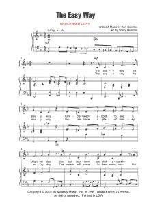 The Easy Way - Children's Choral (PDF download)