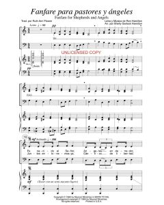 Fanfare para agneles y pastores (Fanfare for Shepherds and Angels)