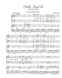 Father, Lead Us - Wedding Duet (PDF download)