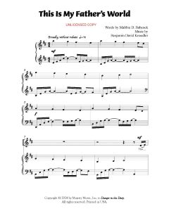 This Is My Father's World - Children's Choral (PDF download)