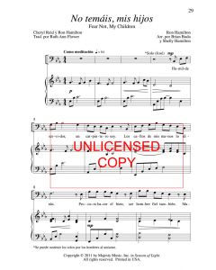 No Temais, Mis Hijos (Fear Not, My Children)