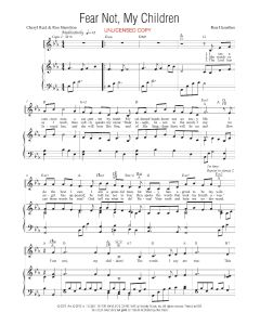 Fear Not, My Children - Vocal Solo (PDF download)