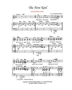 The First Noel - Children's Choral (PDF download)