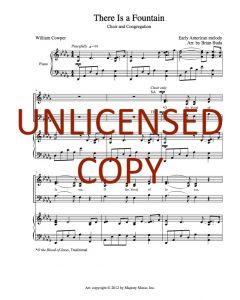 There Is a Fountain Choral w/ Congregation (PDF download)
