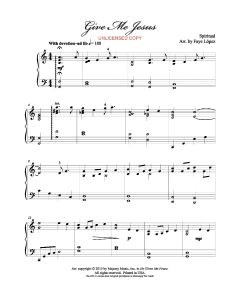 Give Me Jesus - Faye Lopez Piano Solo (PDF download)