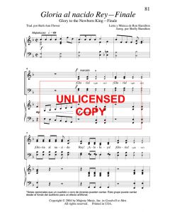 Gloria al nacido Rey (Glory to the Newborn King)