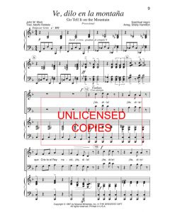 Ve y díselo en la montaña (Go Tell It On the Mountain)