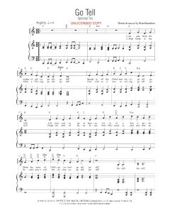 Go Tell - Vocal Solo w/ Optional Trio (PDF download)
